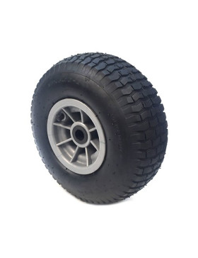 Rueda INFLADA A CLAVOS DIÁMETRO 345 MM EJE 25MM DUMPER 15X6