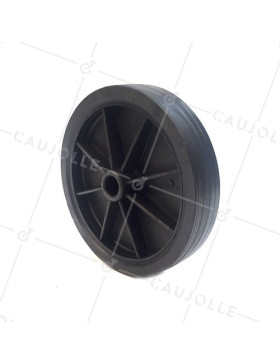 RUEDA DE MANUTENCIÓN DE PVC, DIÁMETRO DE 200 MM, CARGA DE 100 KG, EJE DE 20 MM - S2000PVCA20 • Caujolle