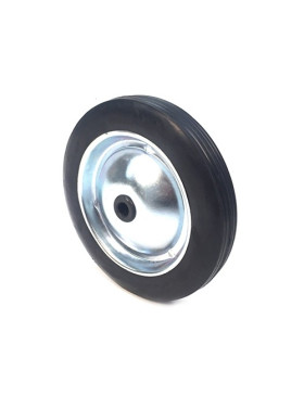 ROUE TÔLE & CAOUTCHOUC DIAMÈTRE 182 MM AXE 12 MM S7200