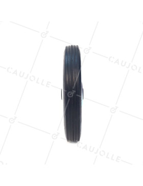 ROUE TÔLE & CAOUTCHOUC DIAMÈTRE 182 MM AXE 12 MM S7200