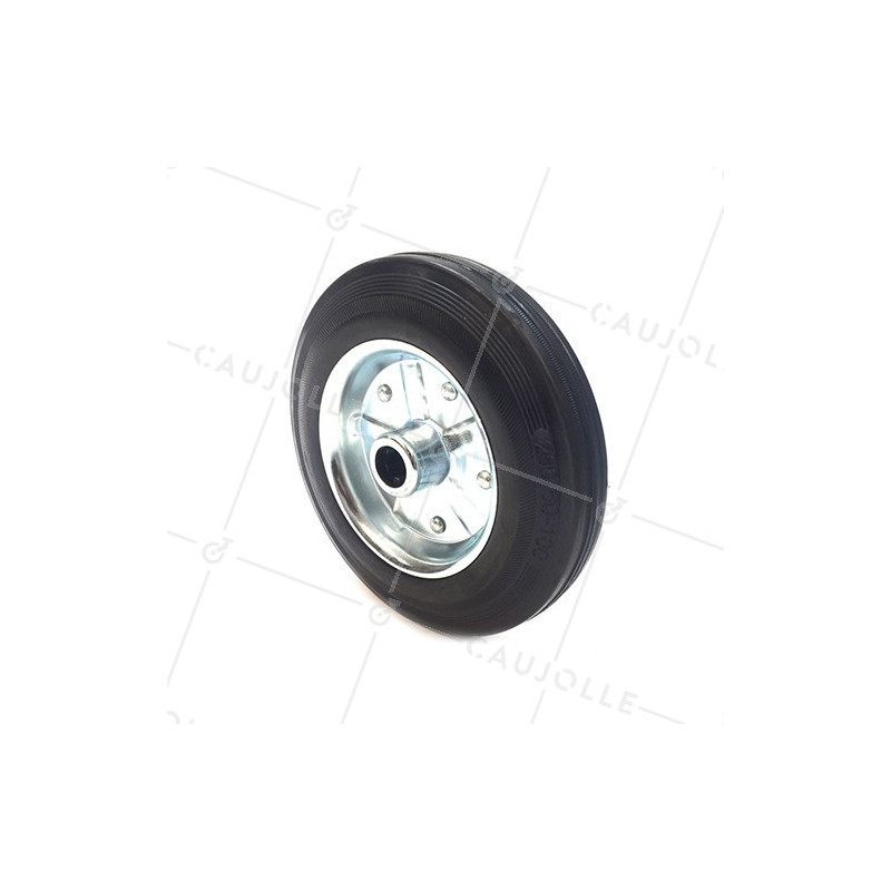 ROUE CAOUTCHOUC DE MANUTENTION DIAMÈTRE 200MM AXE 20 MM S2000TS