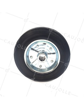 ROUE CAOUTCHOUC DE MANUTENTION DIAMÈTRE 200MM AXE 20 MM S2000TS