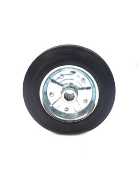 ROUE CAOUTCHOUC DE MANUTENTION DIAMÈTRE 200MM AXE 20 MM S2000TS