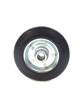 ROUE CAOUTCHOUC DE MANUTENTION DIAMÈTRE 200MM AXE 25 MM S2000TS