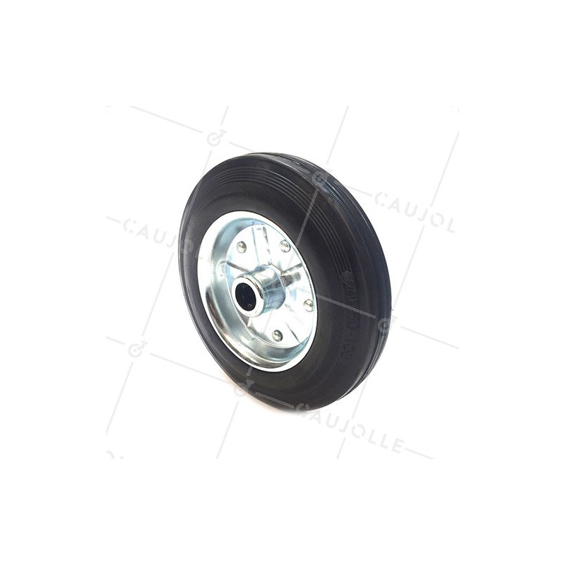 ROUE CAOUTCHOUC DE MANUTENTION DIAMÈTRE 250MM AXE 20 MM S2000TS