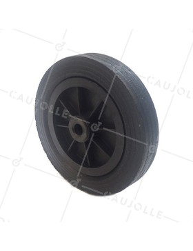 RUEDA DE MANUTENCIÓN DE CAUCHO, DIÁMETRO DE 250 MM, CARGA DE 200 KG, EJE DE 20 MM -  S2000PS250 • Caujolle