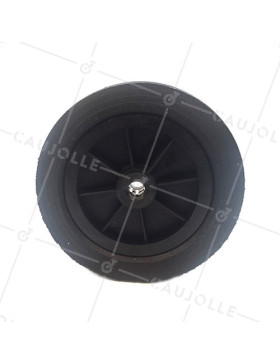 ROUE DE MANUTENTION CAOUTCHOUC DIAMÈTRE 250 MM AXE 20 MM S2000PS