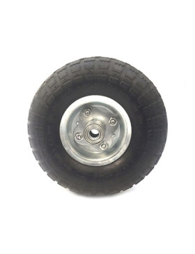 RUEDA DE CARRETILLA DE MANO INFLADA DIÁMETRO 260 MM CARGA 100KG EJE 16 MM Y Cojinete DE BOLAS (4.10/3.50-4)