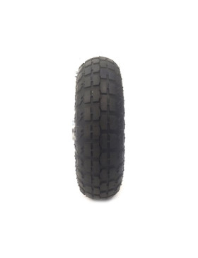 RUEDA DE CARRETILLA DE MANO INFLADA DIÁMETRO 260 MM CARGA 100KG EJE 16 MM Y Cojinete DE BOLAS (4.10/3.50-4)