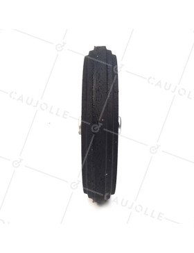 ROUE DE BROUETTE INCREVABLE CAOUTCHOUC DUR DIAMÈTRE 360 MM AXE 25 MM S600