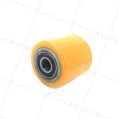 RUEDA PARA TRANSPALETA CON DIÁMETRO DE 82 MM, ANCHO DE 70 MM Y EJE DE 20 MM QUE SOPORTA UNA CARGA DE 700 KG • Caujolle