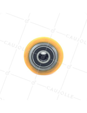 ROUE DE TRANSPALETTE DIAMÈTRE 82 MM LARGEUR 70 MM AXE 20 MM