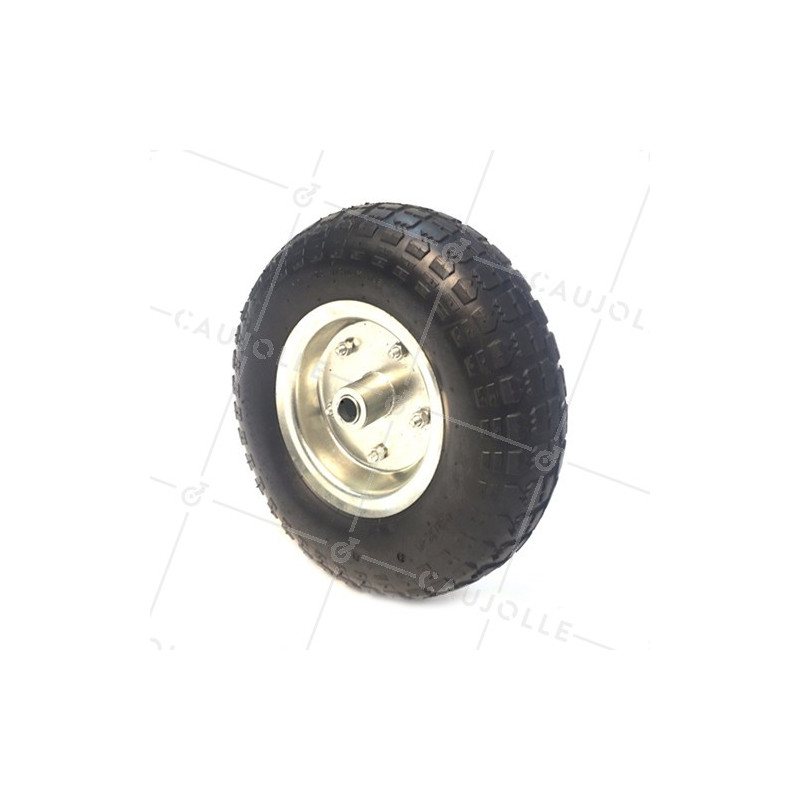 RUEDA DE CARRETILLA INFLADA, DIÁMETRO DE 330 MM, CARGA DE 150 KG, EJE DE 20 MM - S1001