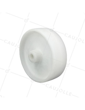 RUEDA DE POLIPROPILENO, DIÁMETRO DE 125 MM, CARGA DE 100 KG, EJE DE 12 MM - S2450P • Caujolle