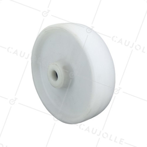 RUEDA DE POLIPROPILENO, DIÁMETRO DE 200 MM, CARGA DE 200 KG, EJE DE 20 MM RODAMIENTO - S2450P200 • Caujolle