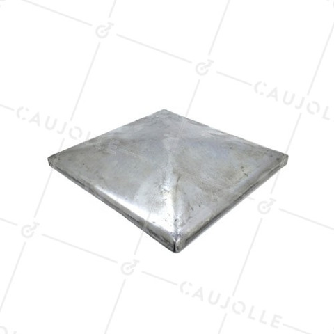 CUBRE PILAR DE PORTAL DE ACERO PARA PINTAR DE DIMENSIÓN 150 X 150 MM • Caujolle
