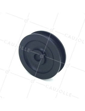 POLEA DE PLÁSTICO, DIÁMETRO DE 50 MM, CARGA DE 60 KG, EJE DE 8 MM PARA CABLE DE 9 MM • Caujolle