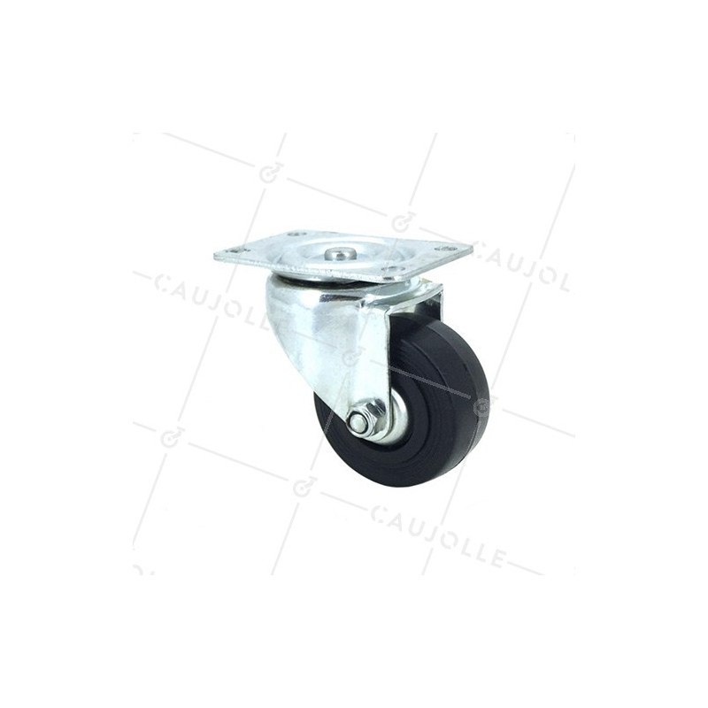 RUEDA GIRATORIA DE MANUTENCIÓN CLÁSICA CON UN DIÁMETRO DE 50 MM CARGA 35 KG - S2C 80