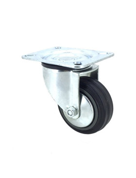 RUEDA GIRATORIA DE MANUTENCIÓN CLÁSICA CON UN DIÁMETRO DE 80 MM CARGA 65 KG - S2C 80