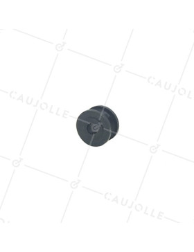 POLEA DE PLÁSTICO, DIÁMETRO DE 20 MM CON EJE DE 6 MM, CARGA DE 12 KG, PARA CABLE DE 6 MM • Caujolle