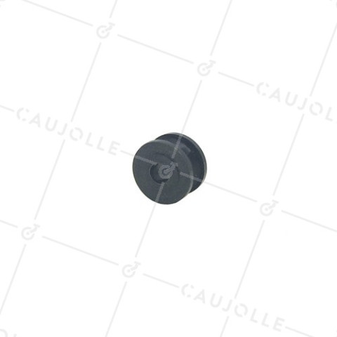 POLEA DE PLÁSTICO, DIÁMETRO DE 20 MM CON EJE DE 6 MM, CARGA DE 12 KG, PARA CABLE DE 6 MM • Caujolle