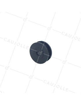 POLEA DE PLÁSTICO CON 30 MM DE DIÁMETRO, CARGA DE 40 KG, EJE DE 6 MM PARA CABLE DE 6 MM • Caujolle