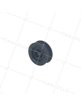 POLEA DE PLÁSTICO CON 35 MM DE DIÁMETRO, CARGA DE 40 KG, EJE DE 8 MM PARA CABLE DE 9 MM • Caujolle