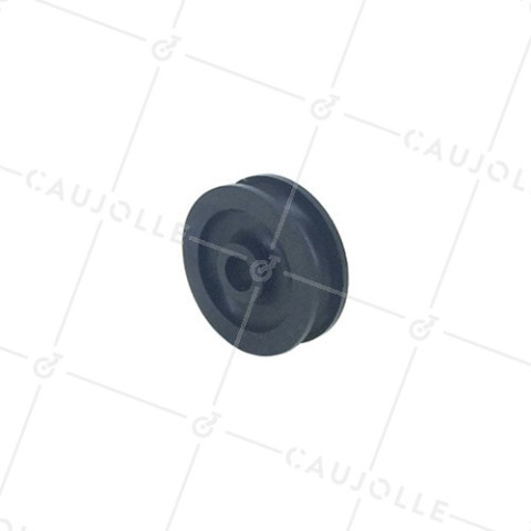 POLEA DE PLÁSTICO CON 40 MM DE DIÁMETRO, CARGA DE 60 KG, EJE DE 8 MM PARA CABLE DE 8 MM • Caujolle