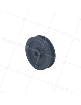 POLEA DE PLÁSTICO, DIÁMETRO DE 60 MM, CARGA DE 60 KG PARA CABLE DE 9 MM • Caujolle
