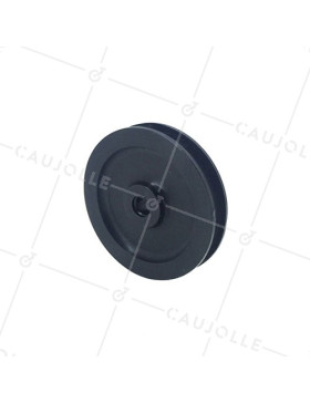 POLEA DE PLÁSTICO CON 70 MM DE DIÁMETRO, CARGA DE 80 KG, EJE DE 8 MM PARA CABLE DE 9 MM • Caujolle