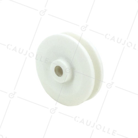 POLEA8CON 70 MM DE DIÁMETRO, CARGA DE 100 KG, EJE DE 110 MM PARA CABLE DE 9 MM • Caujolle