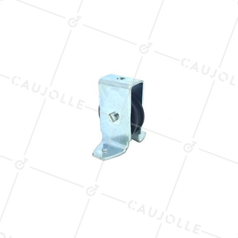 POLEA DE PATAS Y DIÁMETRO DE 40 MM, CARGA DE 60 KG, PARA CABLE DE 8 MM • Caujolle