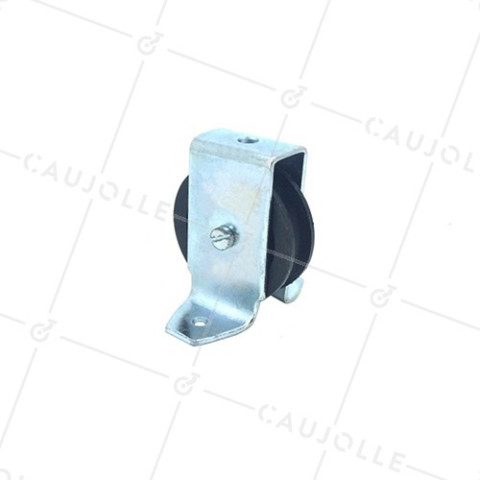 POLEA DE PATAS Y DIÁMETRO DE 50 MM, CARGA DE 60 KG, PARA CABLE DE 8 MM • Caujolle