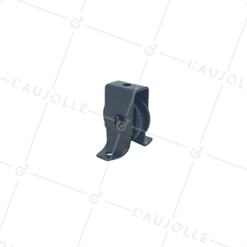 POLEA CON GANCHO Y DIÁMETRO DE 30 MM, CARGA DE 25 KG, PARA CABLE DE 6 MM • Caujolle