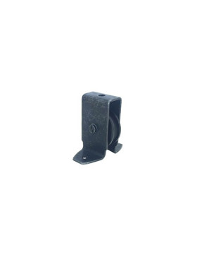 Polea negra con patas diámetro 40