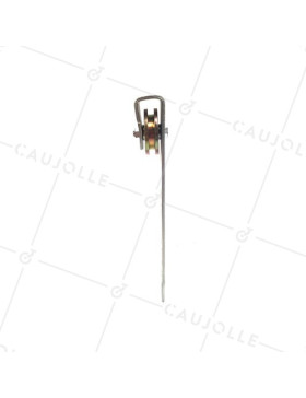 MONTURE DE PORTAIL SUSPENDU GORGE CARRÉE DIAMÈTRE 60