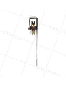 MONTURE DE PORTAIL SUSPENDU GORGE CARRÉE DIAMÈTRE 80