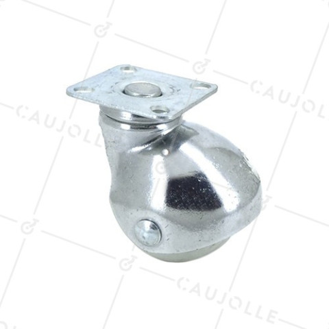 Rotante DE MOBILIARIO BOLA DE CAUCHO NO TACHANTE DIÁMETRO 50 MM CARGA 35 KG - S16P50 • Caujolle