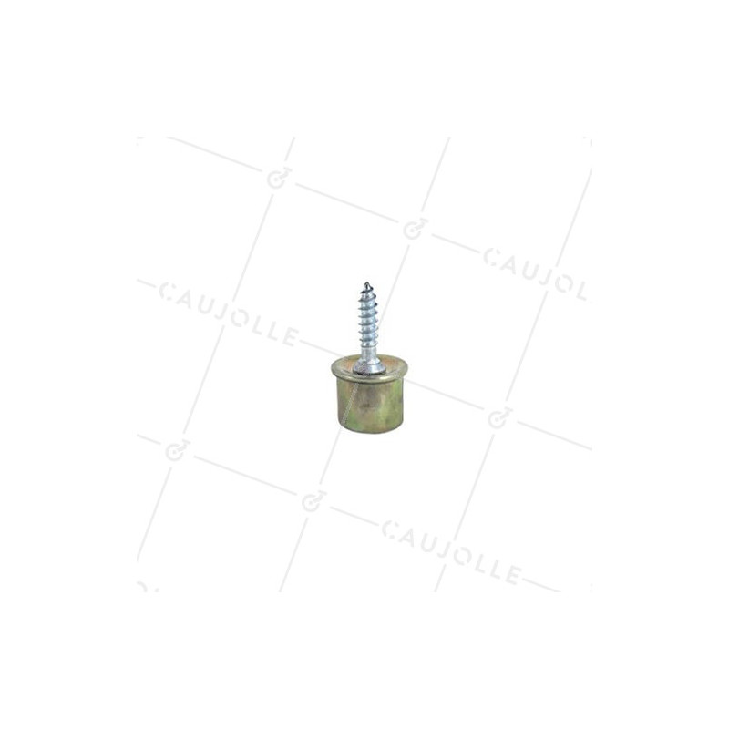 RUEDA DE BOLA ATORNILLADA PARA MUEBLES, DIÁMETRO DE 12 MM, CARGA 10 KG Y VARILLA ROSACADA DE 4 MM - S89 12