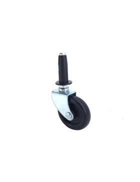 RUEDA PARA MUEBLES GIRATORIA CON VARILLA, DIÁMETRO DE 37 MM, CAPACIDAD DE CARGA DE 6 KG - S30 37