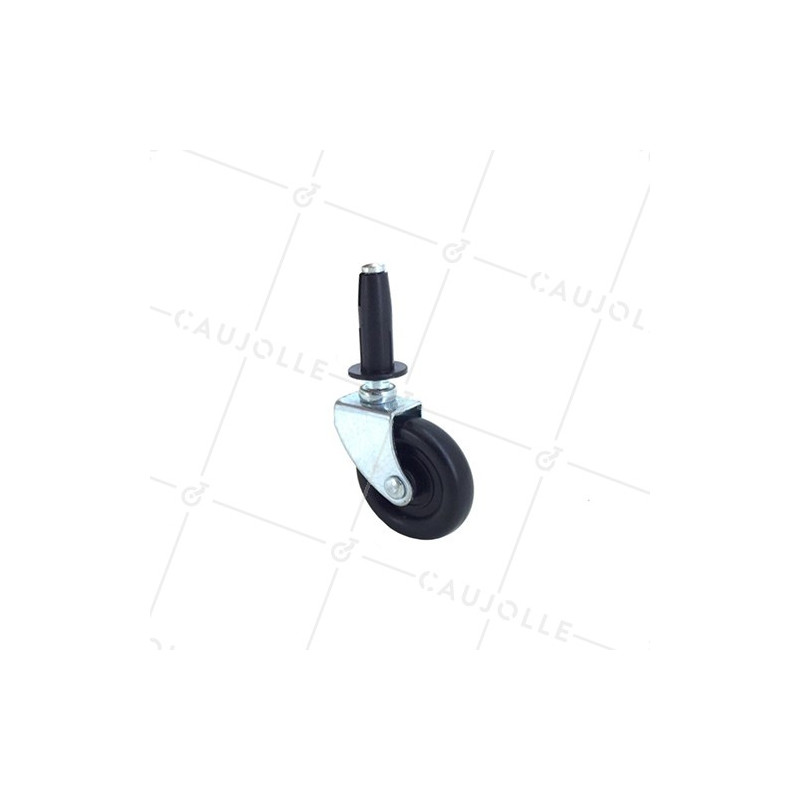 RUEDA PARA MUEBLES GIRATORIA CON VARILLA, DIÁMETRO DE 37 MM, CAPACIDAD DE CARGA DE 6 KG - S30 37
