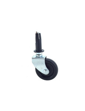 RUEDA PARA MUEBLES GIRATORIA CON VARILLA, DIÁMETRO DE 37 MM, CAPACIDAD DE CARGA DE 6 KG - S30 37