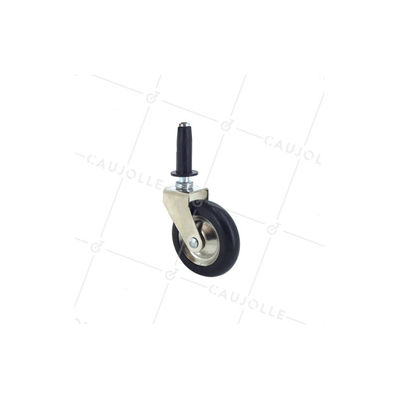 RUEDA PARA MUEBLES GIRATORIA CON VÁSTAGO, DIÁMETRO DE 50 MM, CAPACIDAD DE CARGA DE 8 KG - S30 50