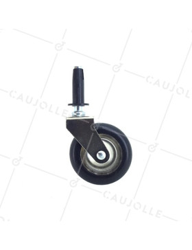 RUEDA PARA MUEBLES GIRATORIA CON VÁSTAGO, DIÁMETRO DE 50 MM, CAPACIDAD DE CARGA DE 8 KG - S30 50