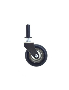 RUEDA PARA MUEBLES GIRATORIA CON VÁSTAGO, DIÁMETRO DE 50 MM, CAPACIDAD DE CARGA DE 8 KG - S30 50