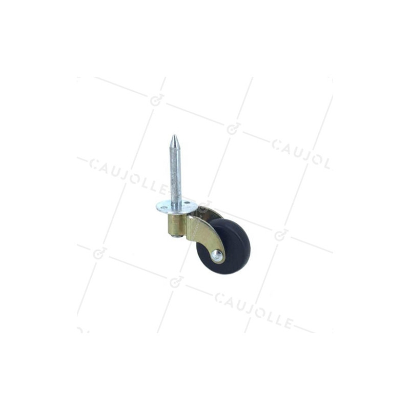 RUEDA PARA MUEBLES DIÁMETRO DE 30 MM, CAPACIDAD DE CARGA DE 20 KG, FIJACIÓN CON MARTILLO EN ORIFICIO DE 6 MM