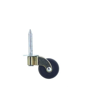 RUEDA PARA MUEBLES DIÁMETRO DE 30 MM, CAPACIDAD DE CARGA DE 20 KG, FIJACIÓN CON MARTILLO EN ORIFICIO DE 6 MM