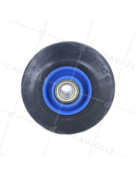 ROUE EN FONTE BANDAGE SOUPLE DIAMÈTRE 200 MM AXE 25 MM S2750F200