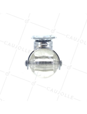 RUEDA DE DISEÑO TRANSPARENTE BOLA CON UN DIÁMETRO DE 50 MM CARGA 40 KG - CRYSTAL CHUNKY50P