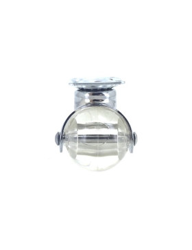 RUEDA DE DISEÑO TRANSPARENTE BOLA CON UN DIÁMETRO DE 50 MM CARGA 40 KG - CRYSTAL CHUNKY50P